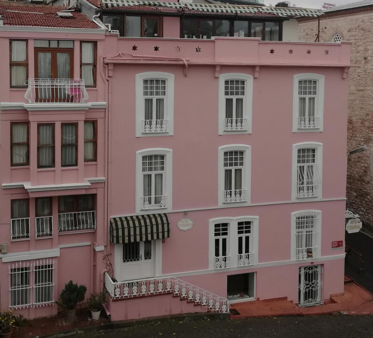Turkoman Hotel Istanboel Buitenkant foto